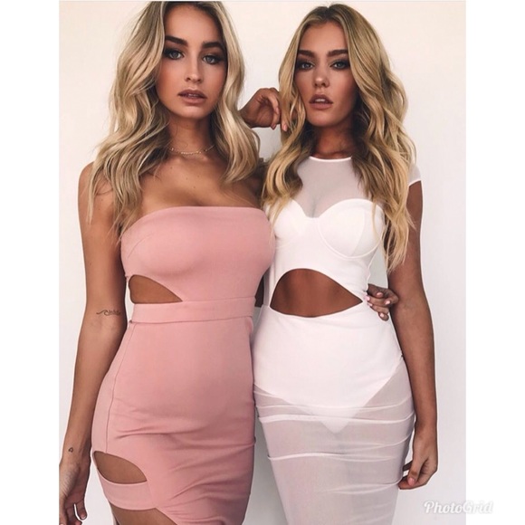 A beautiful unique white dress for a night out - Picture 4 of 5